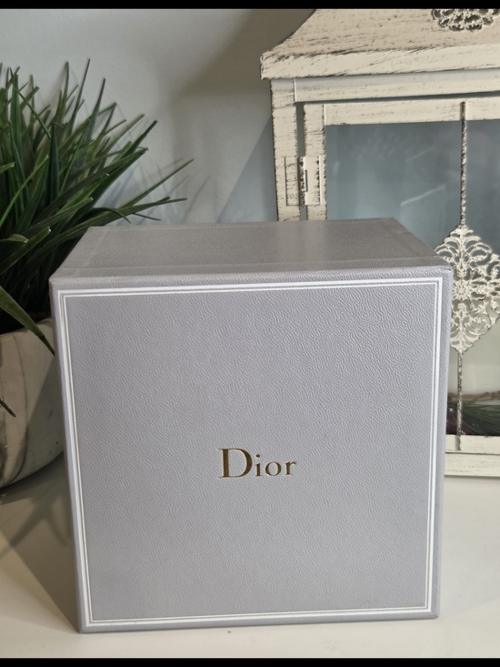Dior Other - Dior Light Gray Jewelry Organizer Box with Gold Logo